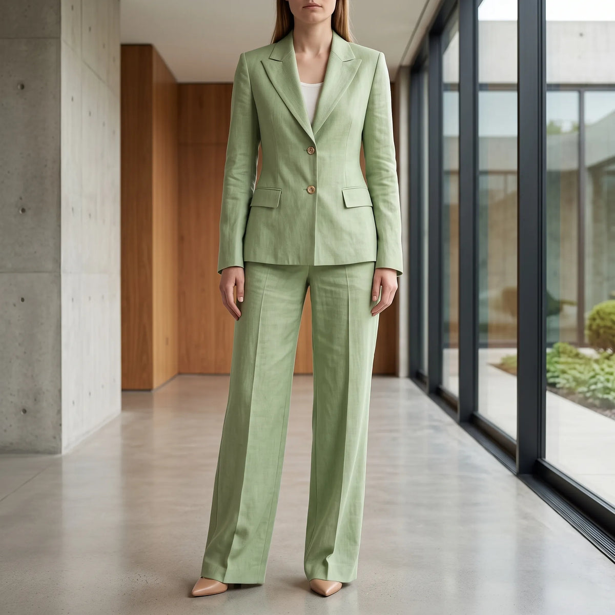 Women's Wide-Leg Pantsuit - Bessie