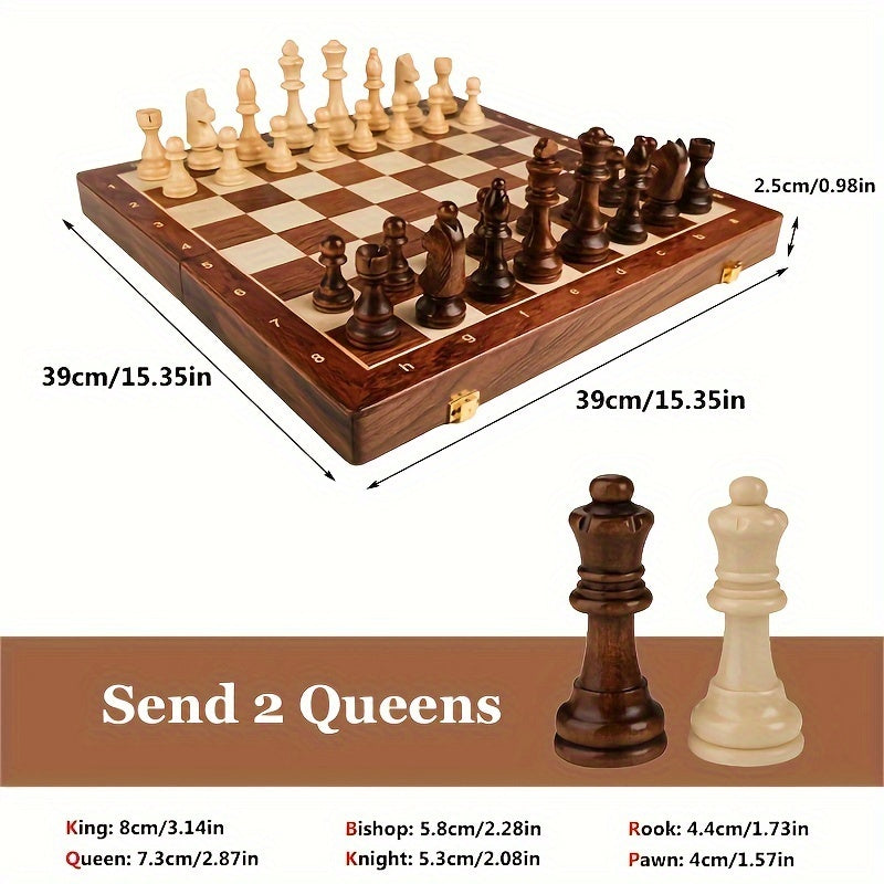 Wooden Chess Set - Luxury, Competitive