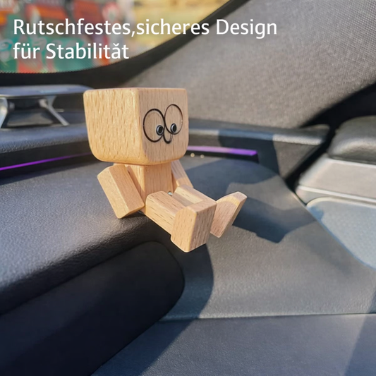 Wooden Decorative Figure | Movable Rocking Function | Changeable Faces | WobbleWood