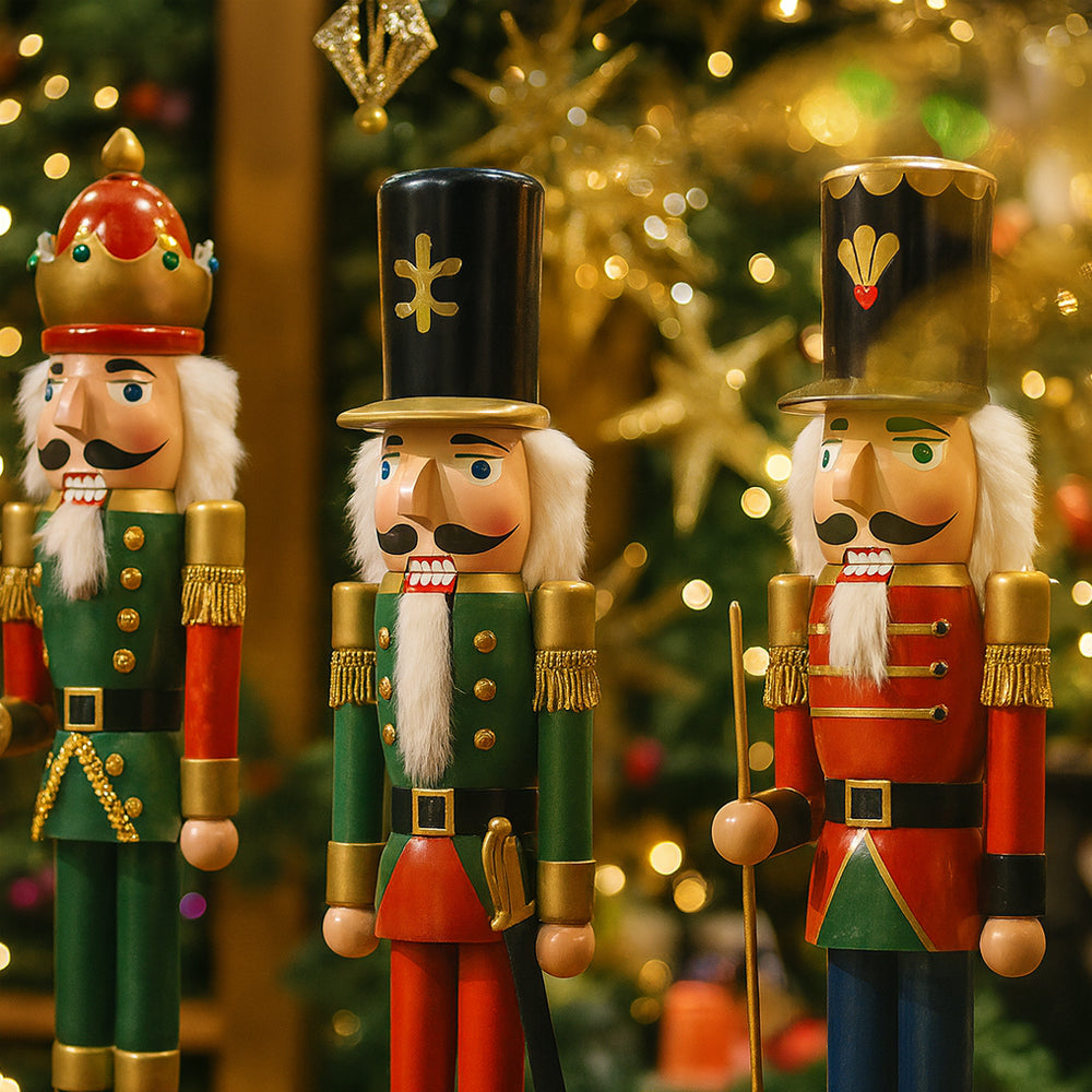 Wooden Nutcracker Figures – 60 cm – 4 Different Figures