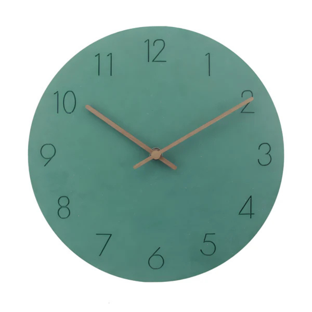 Wooden Wall Clock – Minimalist Style – Elegance in Simple Form – Timeless Design
