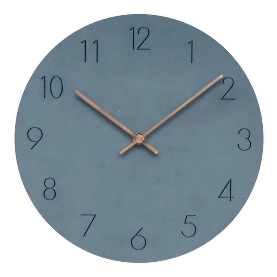 Wooden Wall Clock – Minimalist Style – Elegance in Simple Form – Timeless Design
