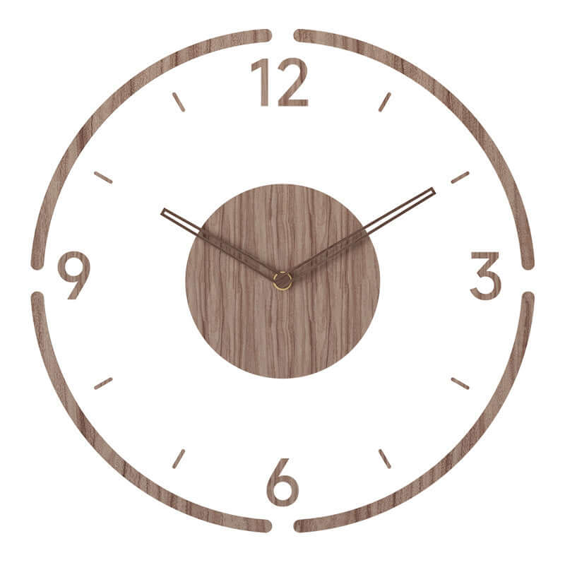 Wooden Wall Clock - Modern, Silent Design for the Home