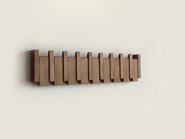 Wooden Wall Hanger in Piano Style