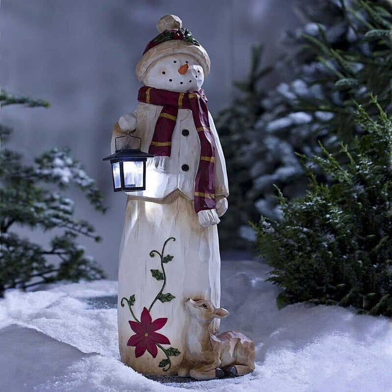 Woodland Snowman and Santa