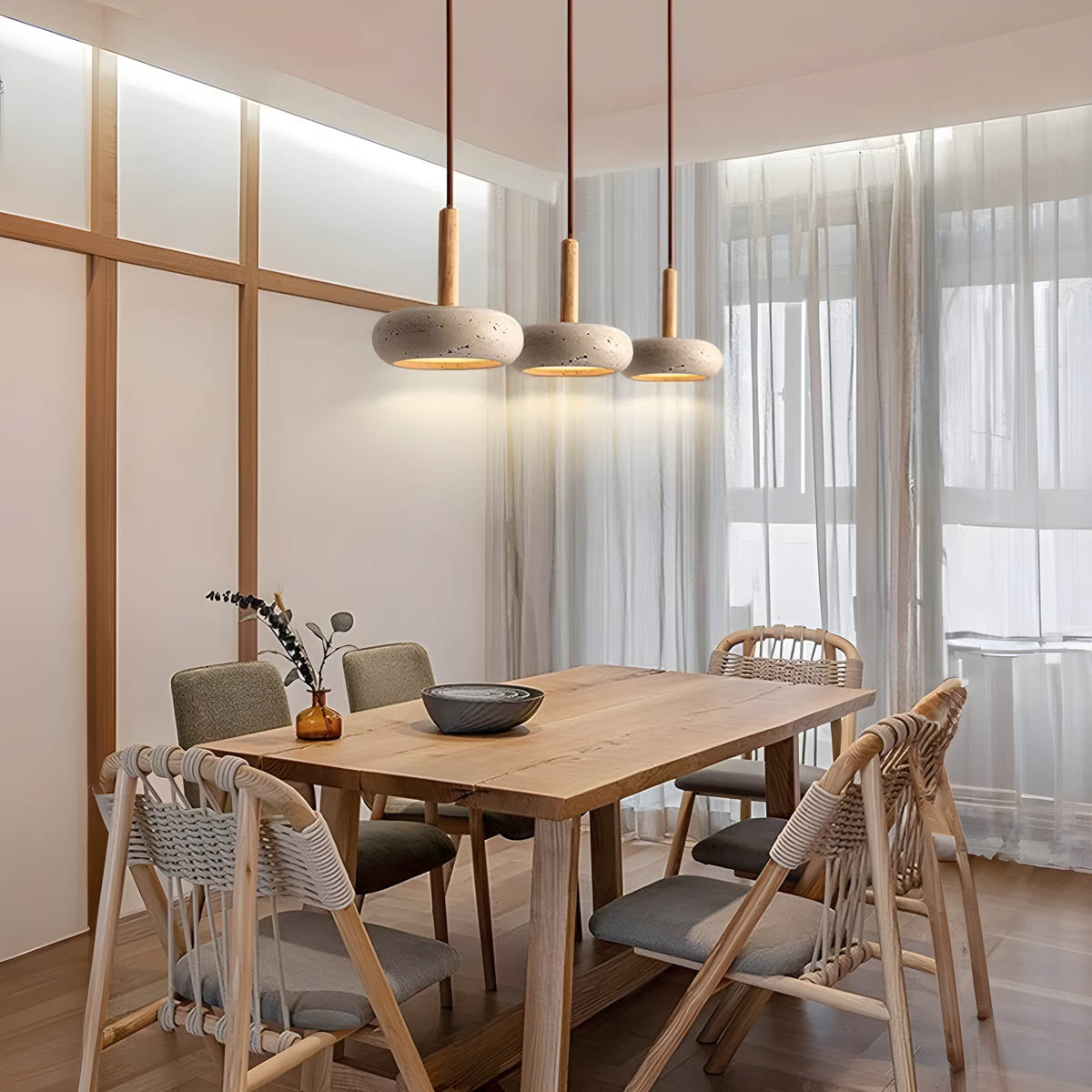 Yellow Travertine Pendant Lamp