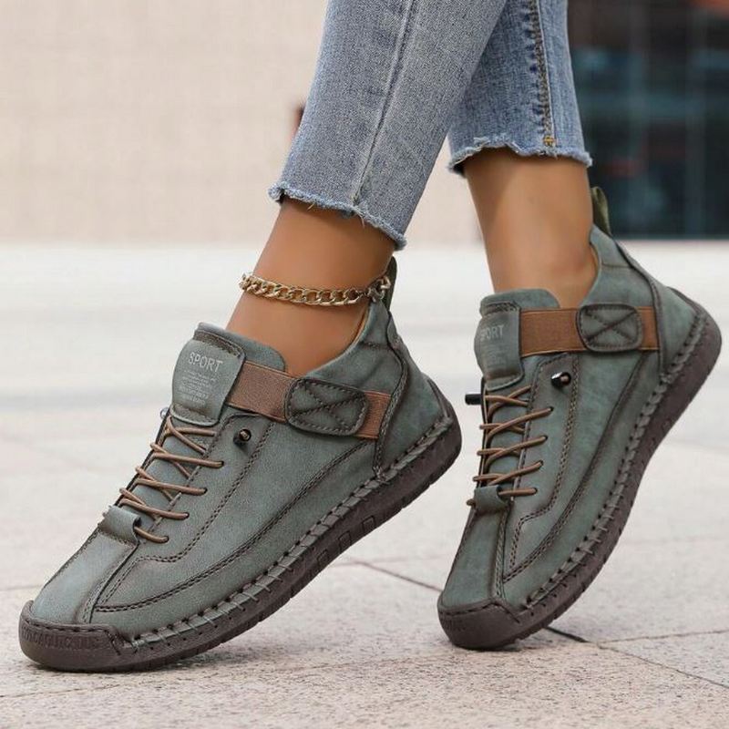 Image of Zara | Women's Lace-Up Ankle Sneakers