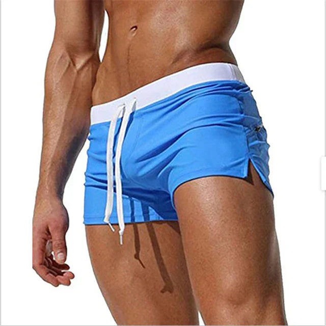 Zenone Men's Swim Shorts - Modern and Comfortable Swim Trunks