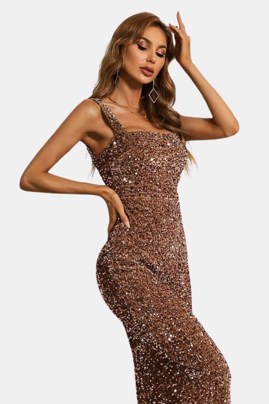 Image of Zoe | Women's Sleeveless Bodycon Maxi Dress