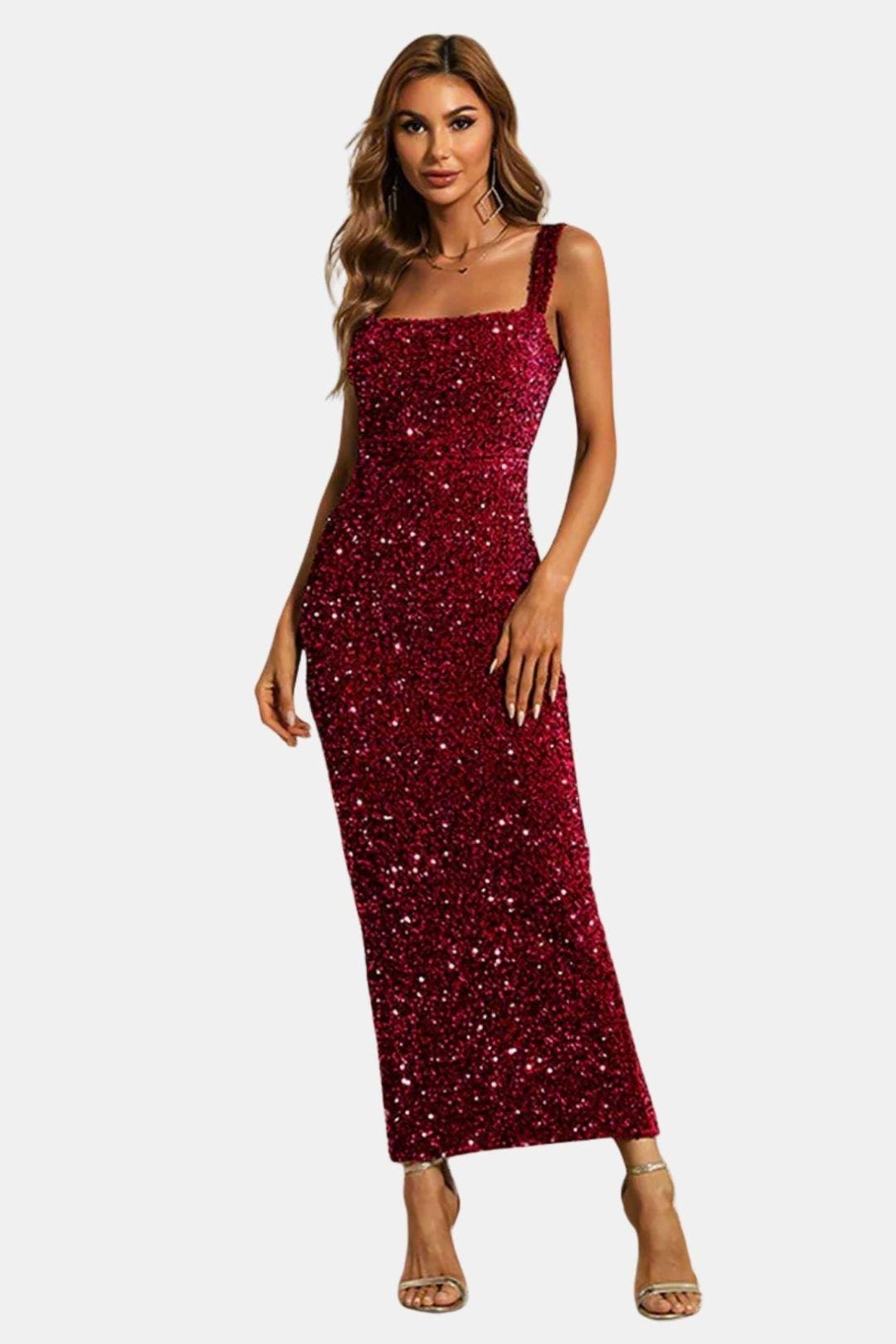 Image of Zoe | Women's Sleeveless Bodycon Maxi Dress