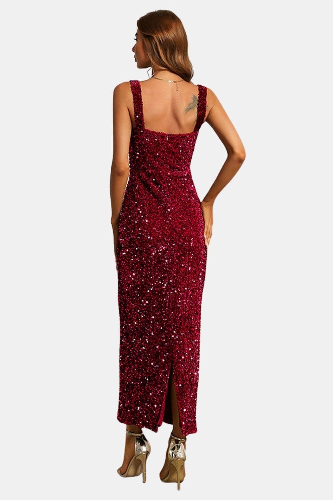 Image of Zoe | Women's Sleeveless Bodycon Maxi Dress