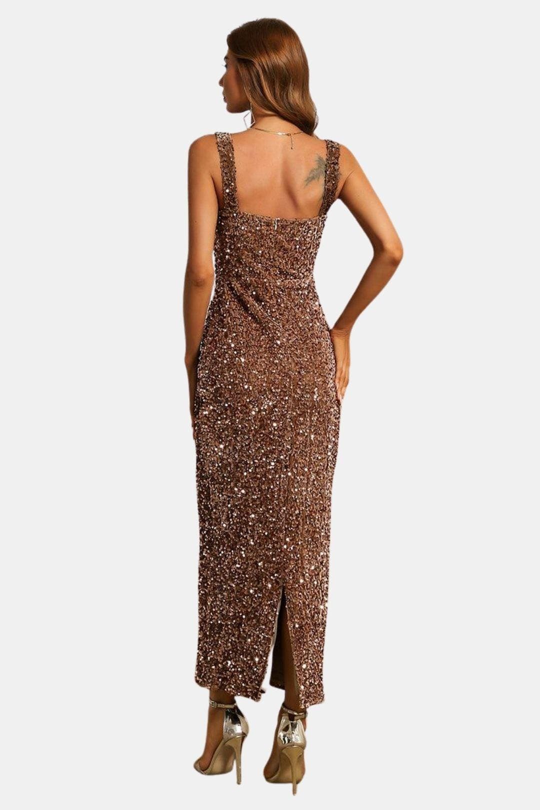 Image of Zoe | Women's Sleeveless Bodycon Maxi Dress