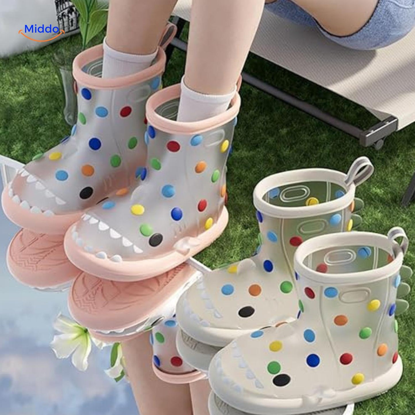 Zureto™ Shark Rain Boots | 3D Design, Waterproof and Non-Slip